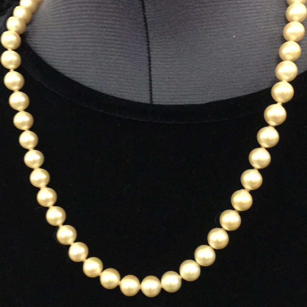 COPY - Antique pearl necklace, Real Pearls with s…